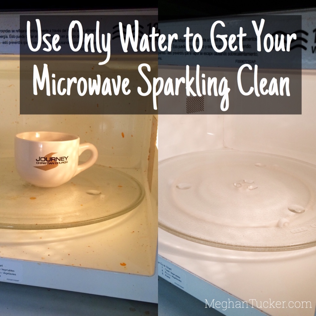 Use Water to Clean Microwave