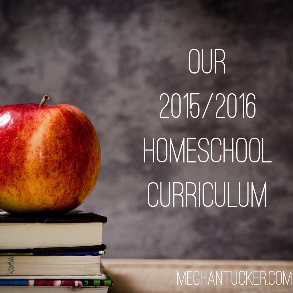 2015/2016 Homeschool Curriculum Choice