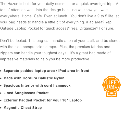 Just Porter Hazen Backpack