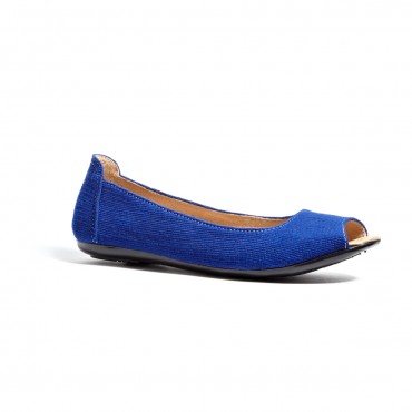 peep toe ballet flat