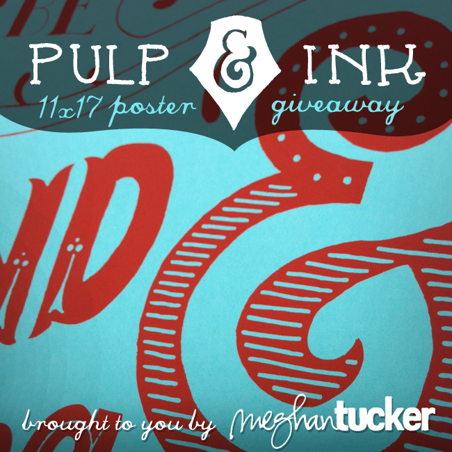 pulp & ink giveaway