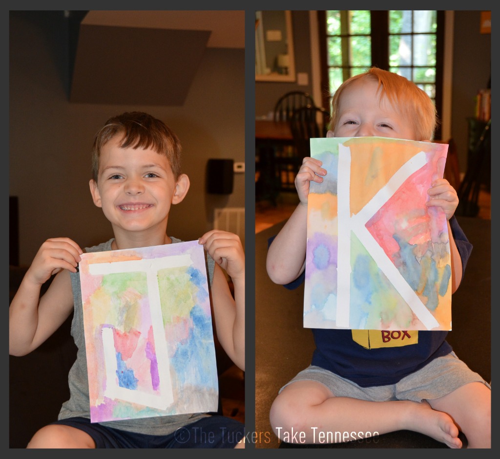 Stained Glass Initials {craft}