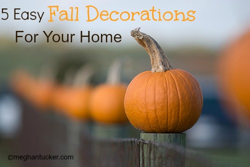 5 Easy Fall Decorations For Your Home