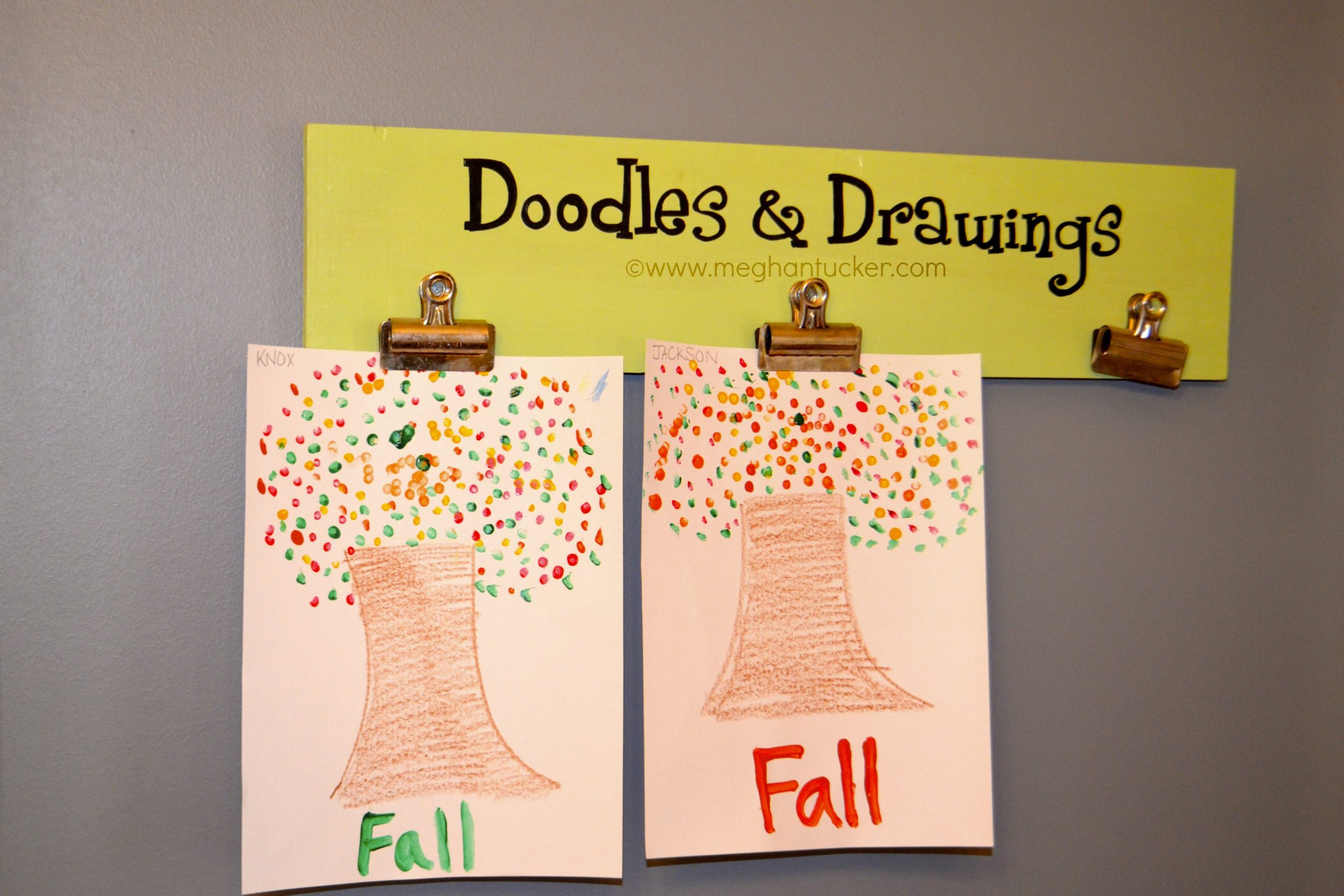 Fall Trees {craft}