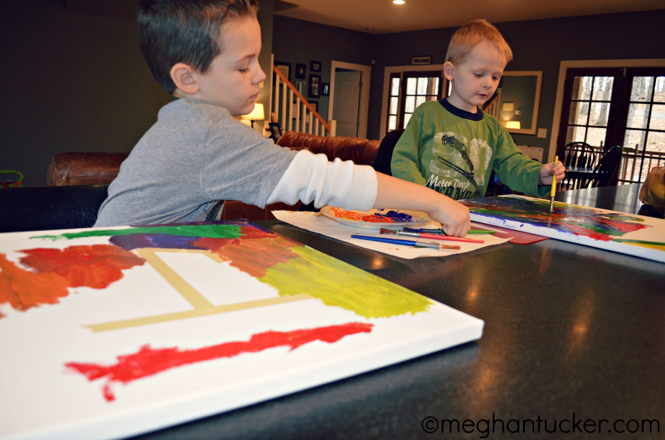 Canvas Art For Preschoolers & Elementary kids