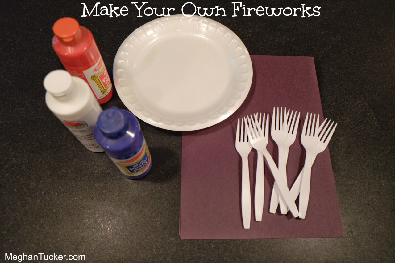 Fireworks – {a 4th of July craft}