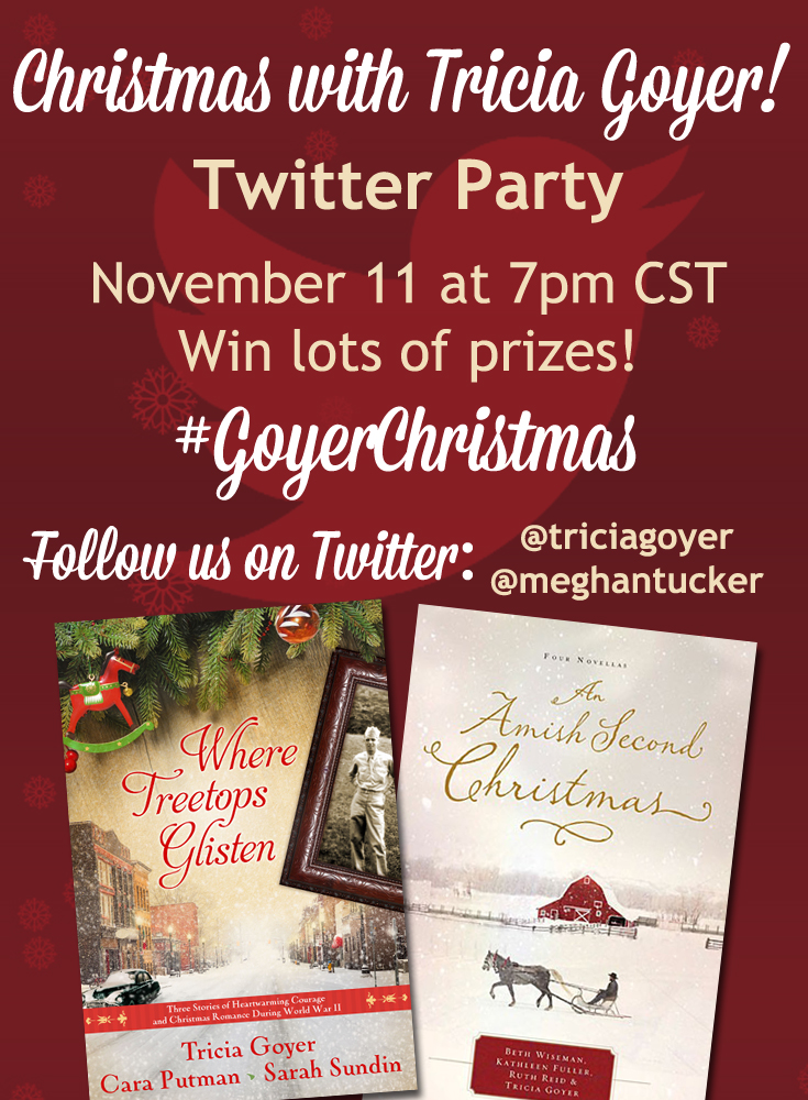 Christmas with Tricia Goyer Twitter Party