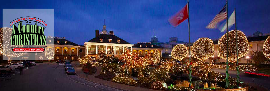 Gaylord Opryland A Country Christmas is Underway