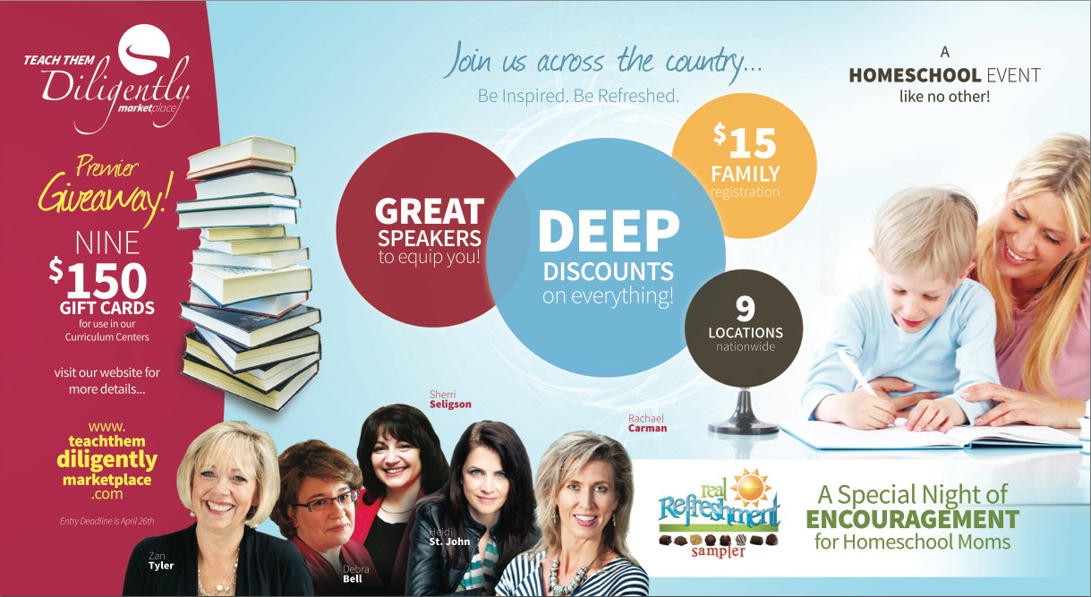 Teach Them Diligently Marketplace {coming to 9 cities, summer 2013}