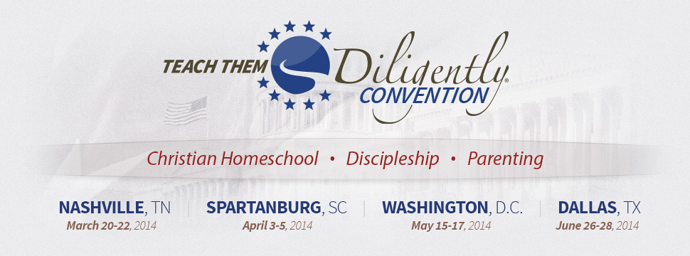 Save the Date! Teach Them Diligently 2014 Convention Dates Announced