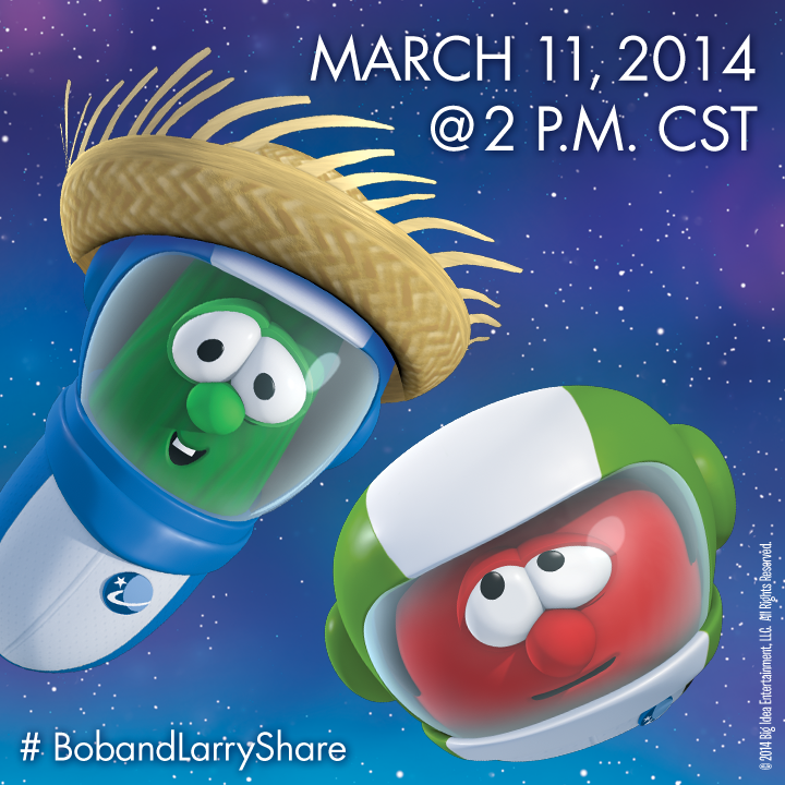 Veggie Tales “Veggies in Space” Twitter Party Announcement