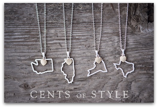 Fashion Friday: Custom State Pendant Necklace